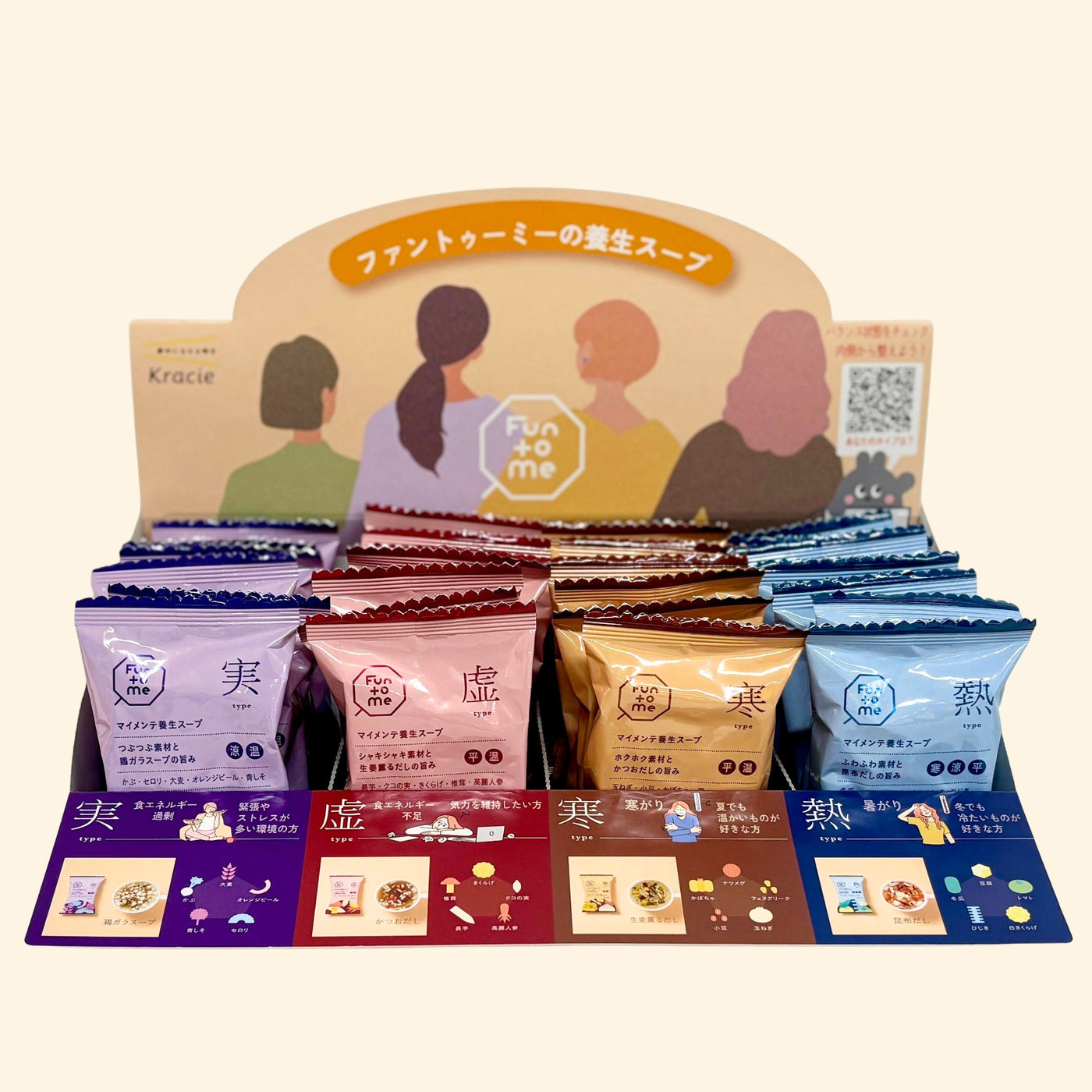 OFFICE Fun to Me 更年期セミナー　オフライン　置き型マイメンテ養生スープセット　28個（スープ4種×7個）